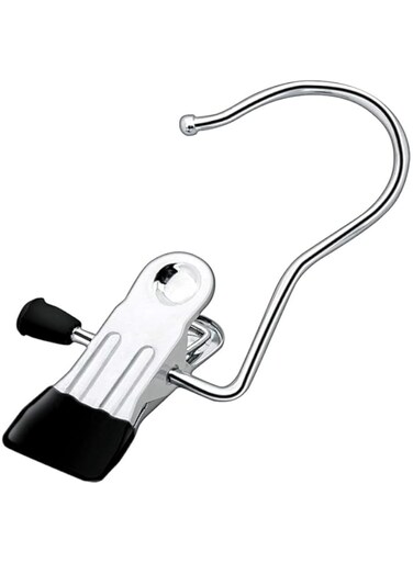 NALACAL 20 Pcs Laundry Hooks Boot Hanger Hold Clips, Portable Stainless Steel Boot Hangers Hanging Clothes Pins for Closet Travel Home