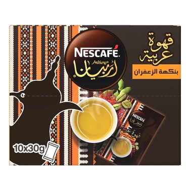 Nescafe Arabiana Saffron Flavour, 30g Pack of 10