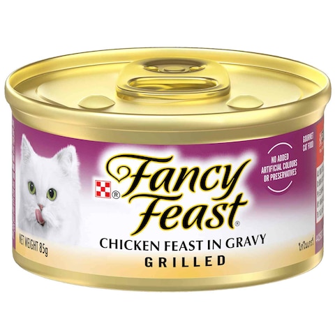 Purina Fancy Feast Grilled Chicken Feast in Gravy Gourmet Cat Food 85g