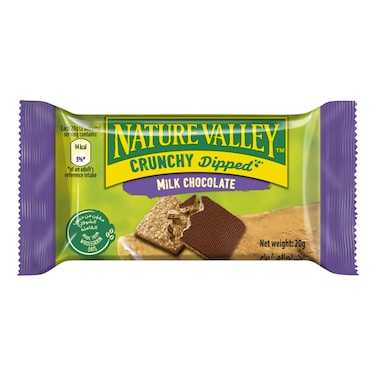 Nature Valley Crunchy Dipped Milk Chocolate Oats Bar, 20g