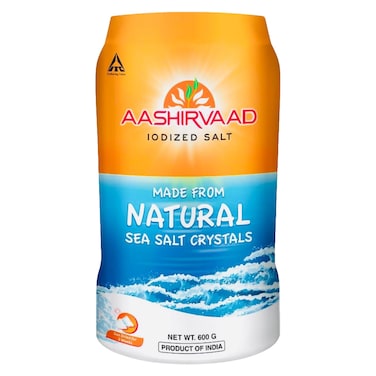 Aashirvaad Iodized Salt, 600g