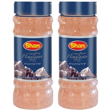 Shan Virgin Pink Himalayan Salt 400g Pack of 2