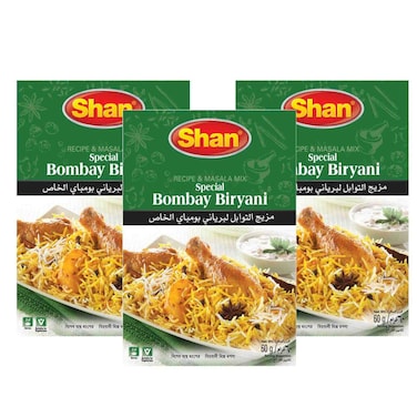 Shan Special Bombay Biryani Masala Mix 60g Pack of 3