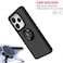 Xiaomi Redmi Note 14 Pro Case Flexible Silicone Protective Bumper, Camera Protection Thin Translucent Shockproof Matte Cover with 360 rotational Magnetic Ring Holder For Redmi Note 14 Pro 5G (Green)