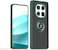 Xiaomi Redmi Note 14 Pro Case Flexible Silicone Protective Bumper, Camera Protection Thin Translucent Shockproof Matte Cover with 360 rotational Magnetic Ring Holder For Redmi Note 14 Pro 5G (Green)