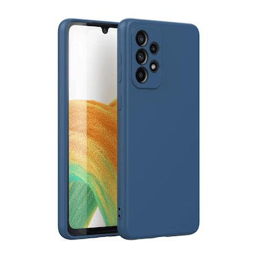 M SILICONE CASE GALAXY A53 BLUE