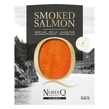 Nordiq Select Classic Cold Smoked Salmon, 100g