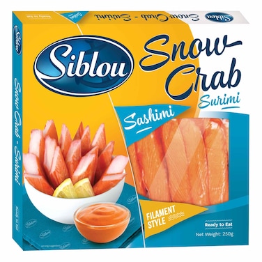 Siblou Sashimi Filament Style Snow Crab Surimi, 250g