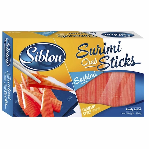 Siblou Sashimi Filament Style Surimi Crab Sticks 250g