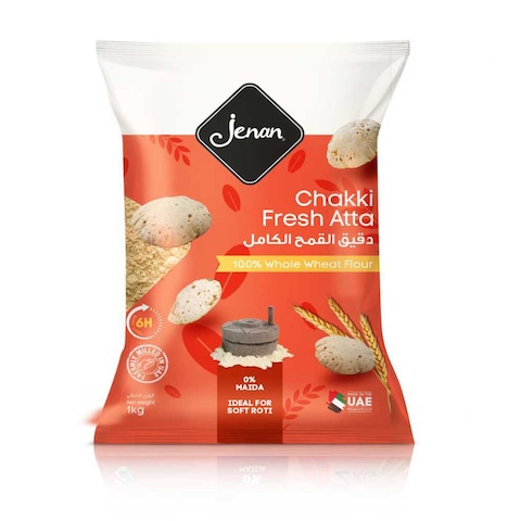 Jenan Wheat Flour Chakki Fresh Atta 1kg