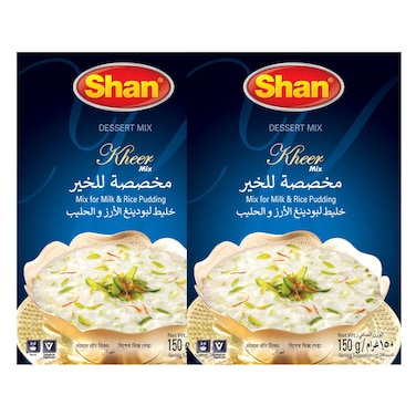 Shan Special Kheer Mix for Milk and Rice Pudding 150g Pack of 2