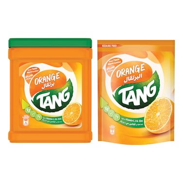 تانغ برتقال مسحوق مشروب سريع التحضير كيس 2 كغ +  375 غرام
