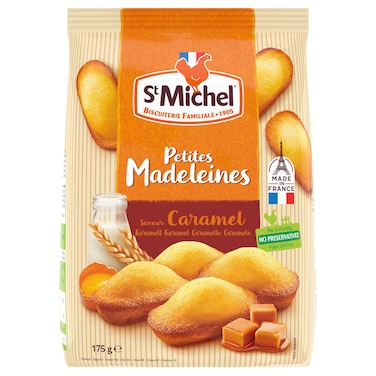 St Michel Petites Madeleine with Caramel Flavour, 175g
