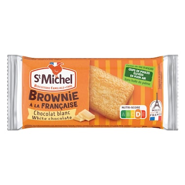 St Michel White Chocolate Brownie, 30g