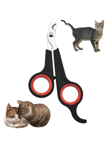 Cat nail clippers Pet nail clippers Small animals, cat claw scissors, sharp stainless steel blades Sturdy non-slip handles - accessories for professional home grooming