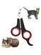 Cat nail clippers Pet nail clippers Small animals, cat claw scissors, sharp stainless steel blades Sturdy non-slip handles - accessories for professional home grooming