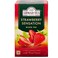 Ahmad Tea Strawberry Sensation Black Tea with Fruit Pieces 20 Tea Bags