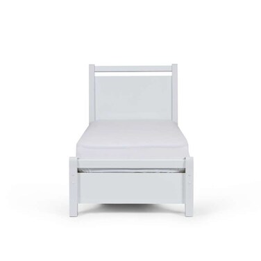 Pan Home Enstatite Single Bed - 90X190cm - White