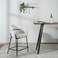 Pan Home Costello Bar Chair - Grey Black