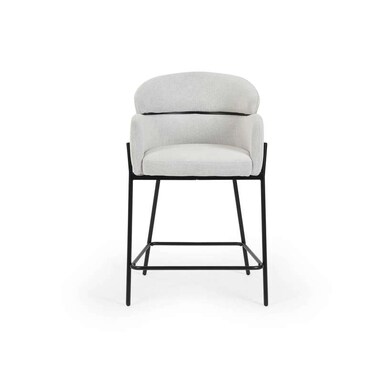 Pan Home Costello Bar Chair - Grey Black