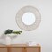 Pan Home Syndril Macrame Round Mirror Dia 80cm - Natural