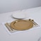 Pan Home Nore Charger Plate Dia33x1cm - Gold