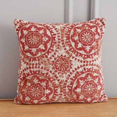 وسادة بان هوم إثينا المحشوة 50×50 سم - لون صدئ