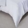 طقم غطاء لحاف بان هوم لوكس قطني تنسل، 3 قطع، 200×200 سم - أبيض
