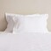 Pan Home Luxe Cotton Tencel 2-Piece Oxford Pillow Case Set 50x75+5cm - White