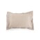 طقم غطاء وسادة أكسفورد من بان هوم لوكس قطني تنسل مكون من قطعتين، 50×75+5 سم - رملي