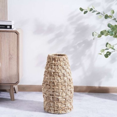 سلة تخزين بان هوم هافن أباكا قطر 34×56 سم - بني