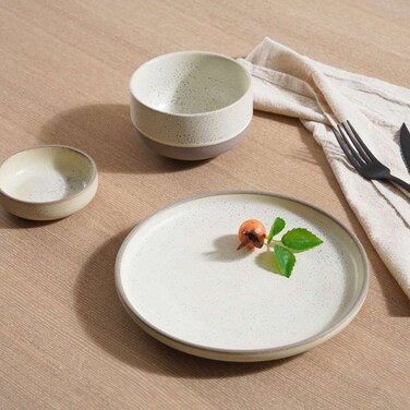 طبق جانبي من بان هوم لاركين، قطر 20.5 سم - بيج