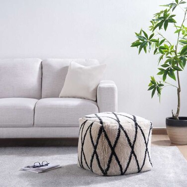 غطاء بوف درايتون من بان هوم، مقاس 43×43 سم - طبيعي