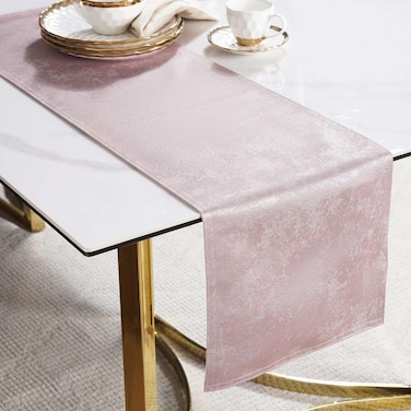 مفرش طاولة بان هوم أفريد، 33×180 سم، وردي