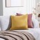 غطاء وسادة بان هوم أفينيتي سادة 50×50 سم - أصفر مغرة