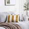 غطاء وسادة مخطط من بان هوم أفينيتي كابانا، 35×50 سم - أصفر مغرة