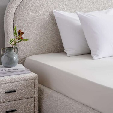 ملاءة سرير بان هوم إليجانس المجهزة 120×200+33 سم - أزرق فاتح