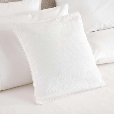 غطاء وسادة بان هوم إليجانس 45×45 سم - أبيض