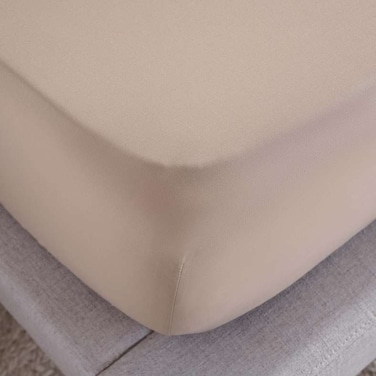 ملاءة سرير بان هوم كونشوس يوكاسيل المجهزة 180x200+33 سم - لون بني رمادي