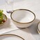 Pan Home Regale Soup Bowl Dia19cm - White And Gold