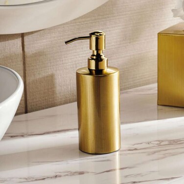 Pan Home Meteor Metal Soap Dispenser Dia6X18cm - Gold