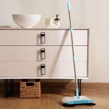 Pan Home Belle Sweeping Machine With Mop Head 33x16.3x102cm - Blue