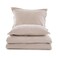 طقم لحاف بان هوم أوربان بلش فيلفيت، 3 قطع، 160×220 سم - بيج