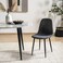 Pan Home Walter Dining Chair - Dark Grey Black