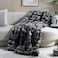 Pan Home Brezza Supersoft Fur Blanket 150x200cm - Grey