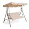 Pan Home Iraa Outdoor 3 Seater Swing - Beige