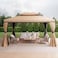 Pan Home Romana Aluminium Gazebo 3x4 M - Biege