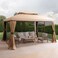 Pan Home Romana Aluminium Gazebo 3x4 M - Biege