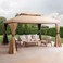 Pan Home Romana Aluminium Gazebo 3x4 M - Biege