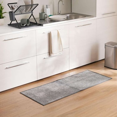 سجادة أرضية منسوجة من بان هوم موانا، 50×120 سم - أزرق